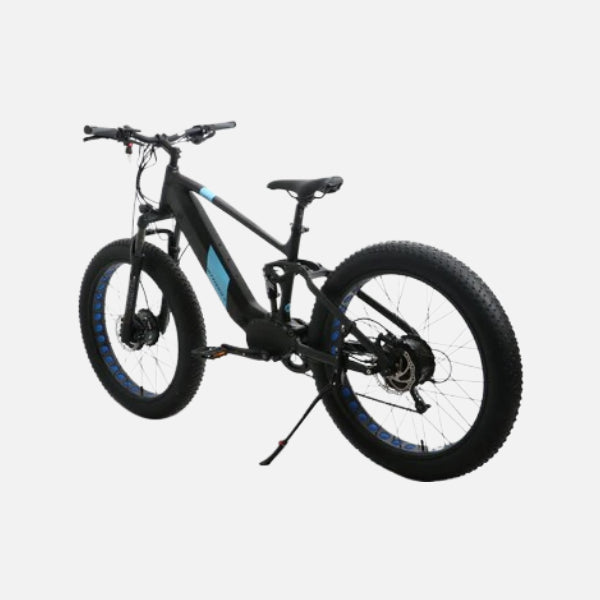 Eunorau Defender-S eBike, 48V 15Ah Battery, 750W+750W Dual Hub Motors, Top Speed 15.5 MPH