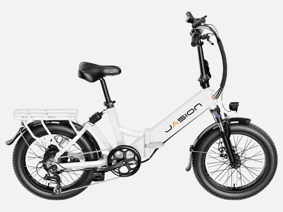 Jasion eb7 st ebike with 48V battery, range 55 miles and top speed 28mph