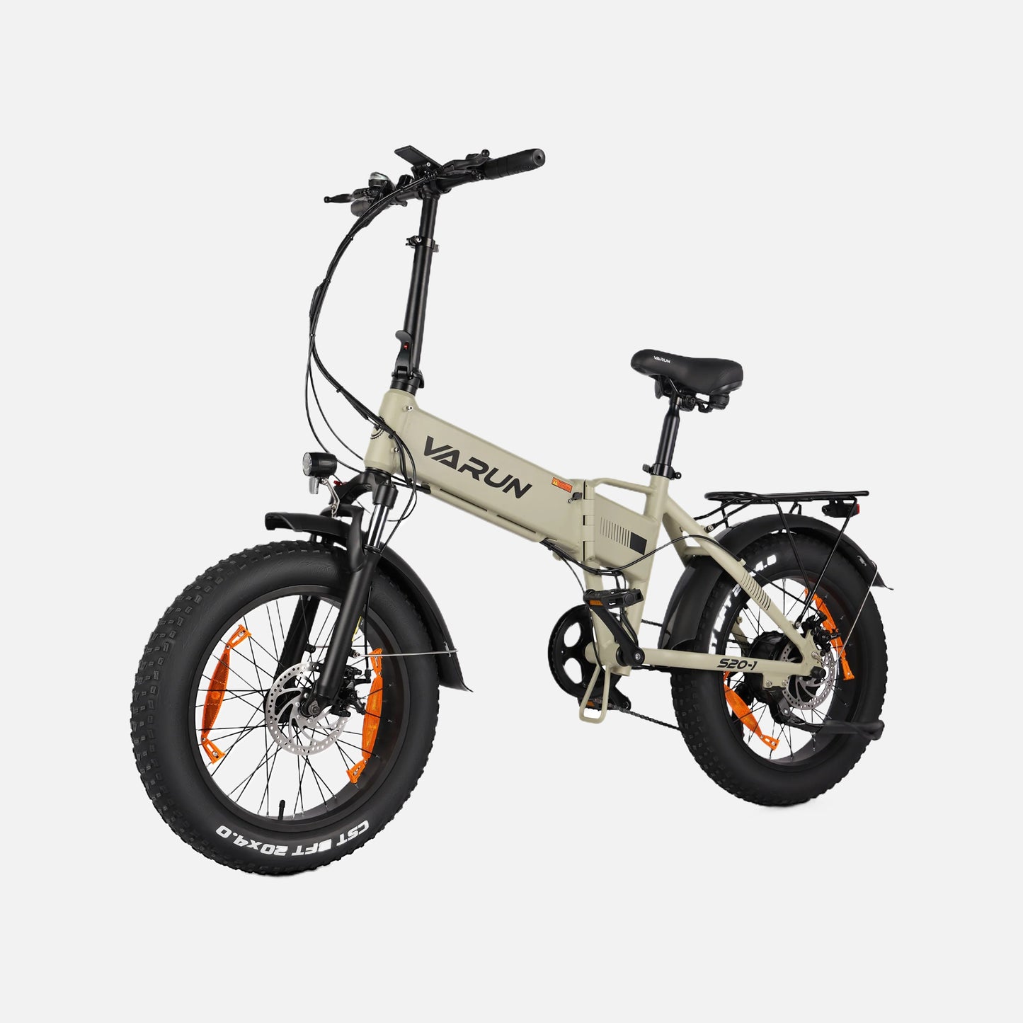 Varun s20-1 20" folding electric bike, peak power 500w, top speed 24.9mph, 13ah removable battery, shock absorber