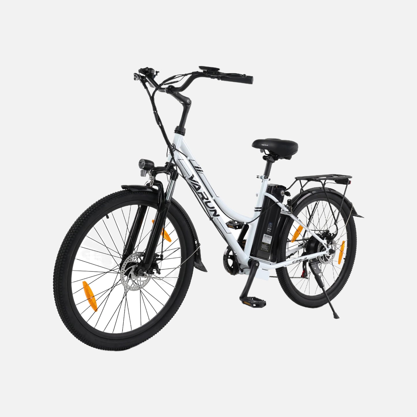 Varun sleeper-s 26" classic electric city bike, top speed 15.5mph, 250w customized motor, 374wh battery