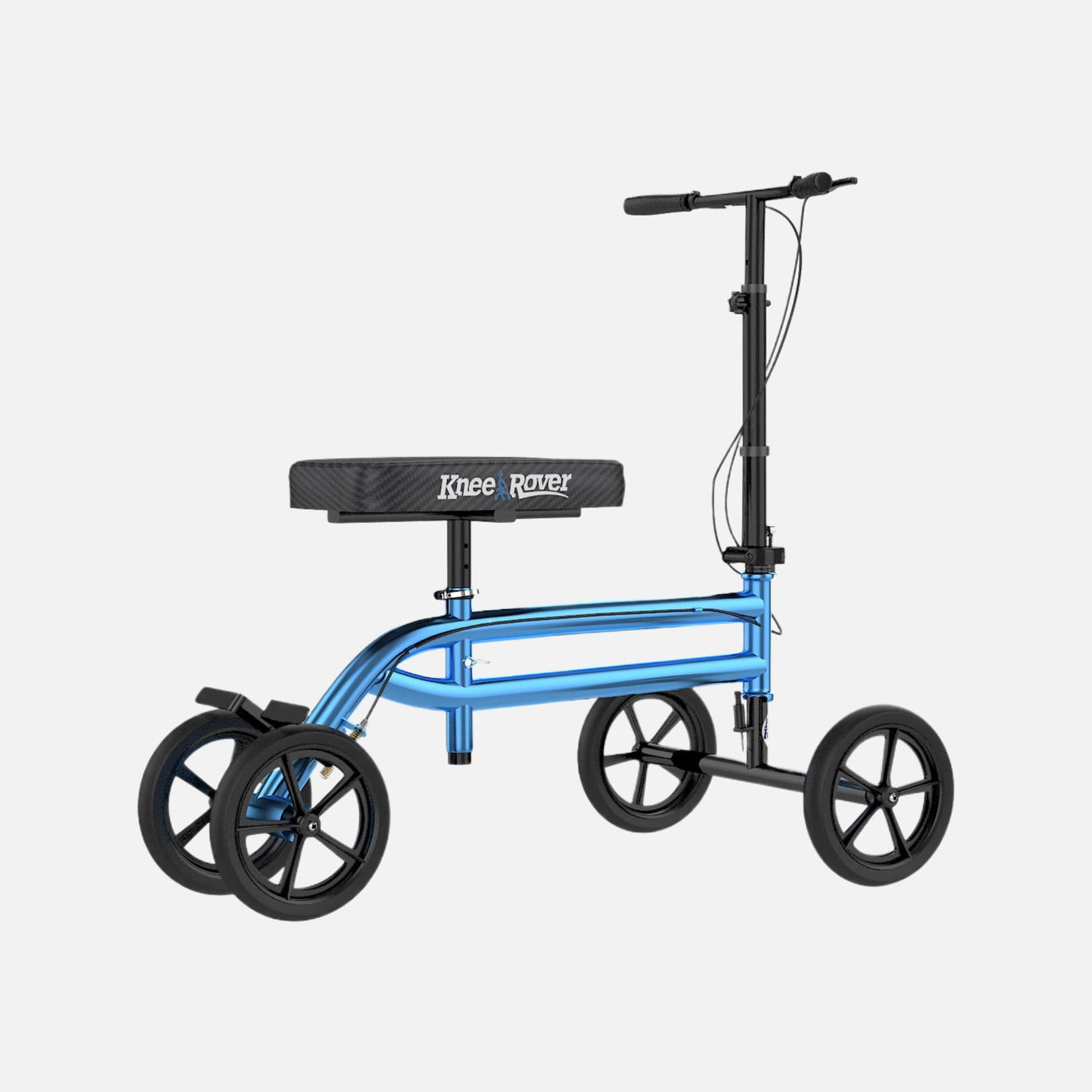 Kneerover economy steerable knee walker metallic blue