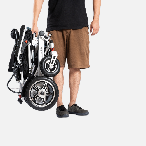 Culver Mobility Rager Electric Wheelchair 4 MPH top speed, 220 lbs capacity, 6-mile range, 24V 6AH battery, foldable