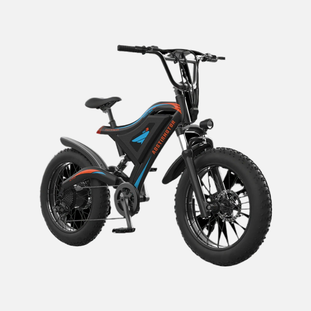 Aostirmotors S18-Mini 500w motor versatile Electric bike 25mph Top Speed 48V 15Ah lithium battery Aluminum alloy