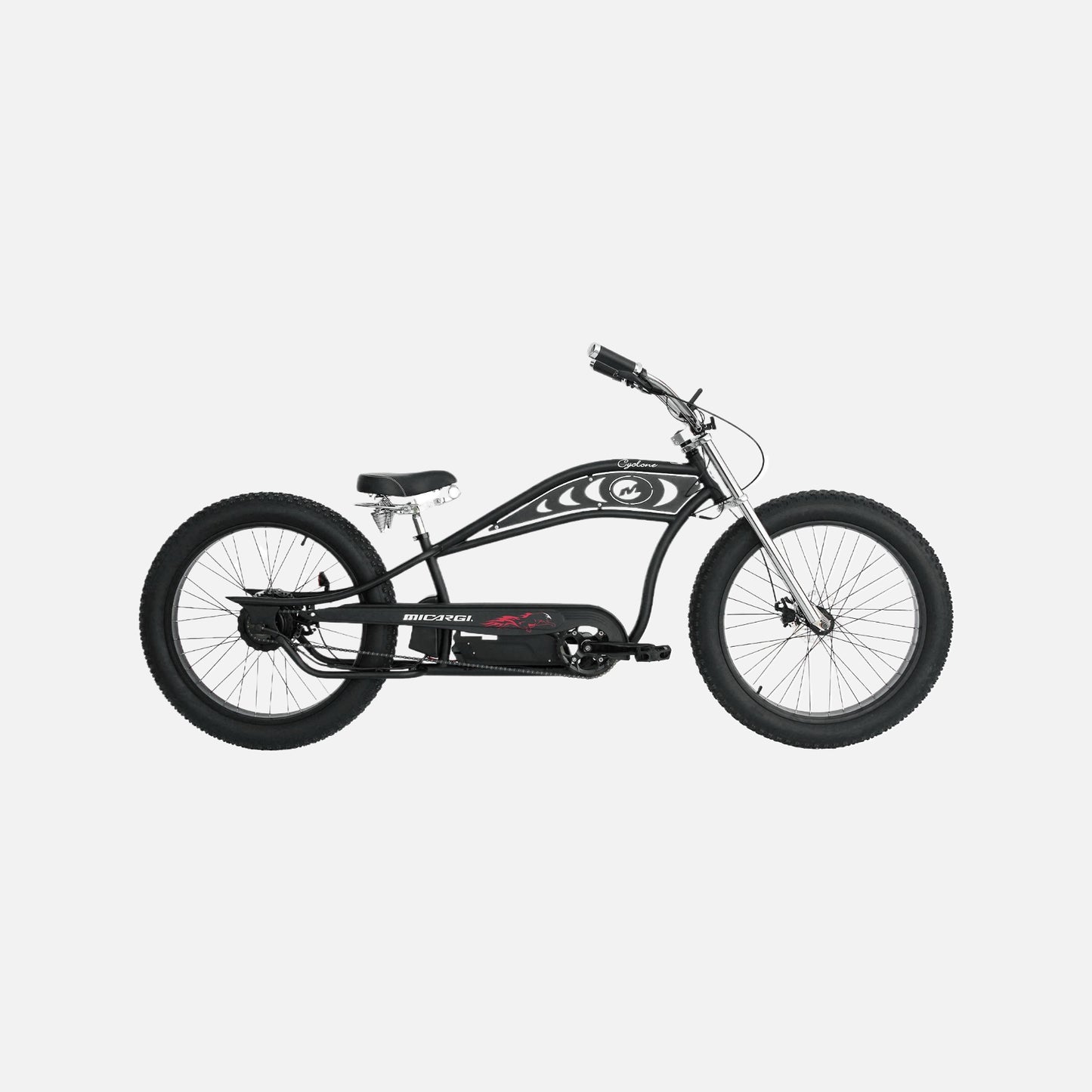 Micargi bicycles 26" cyclone ebike, top speed 24mph, 500w bafang motor, panasonic 48v 11.6ah