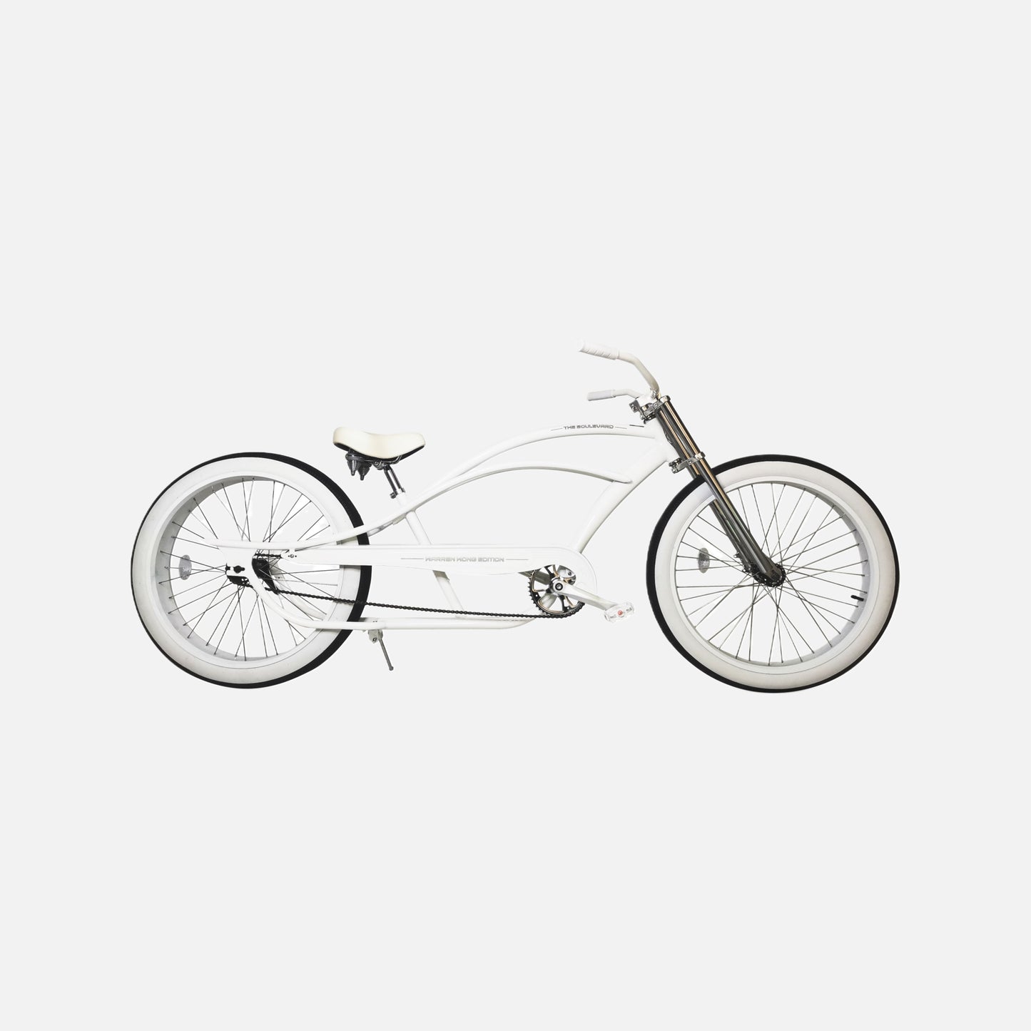 Micargi bicycles 26" bronco 3.0 beach cruiser bike, black tire 24x3.0, hi rise handlebars