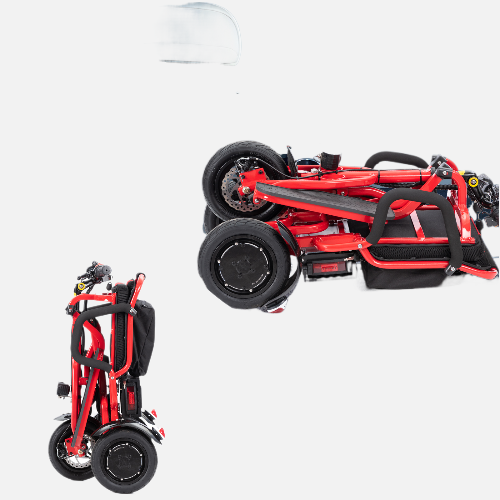 Culver Mobility Cougar 3-Wheel Lightweight Electric Mobility Bike, 15-Mile Range, 10 MPH Top Speed, 8Ah Lithium Battery, 50 lbs Weight