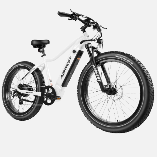 Airwest Electric Bike, 1000W Peak Ba-fang Motor, 28MPH Top Speed, 26-inch Wheels, 7-Speed, Class3, LCD Display