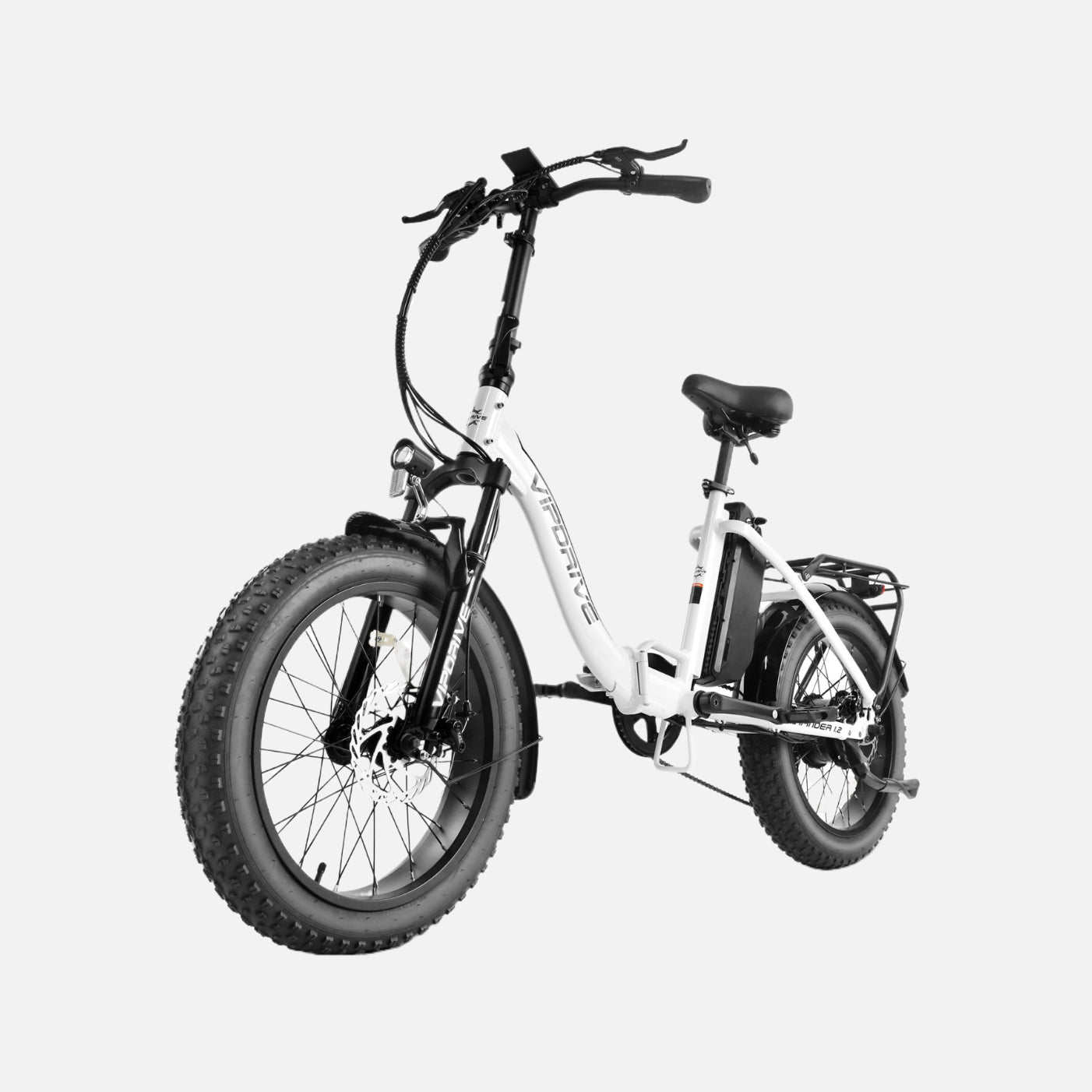 Vipdrive pathfinder 1.2 20" folding electric bike, motor 500w peak 750w, 48v 13ah removable battery, top speed 20mph, 7-Speed Gear