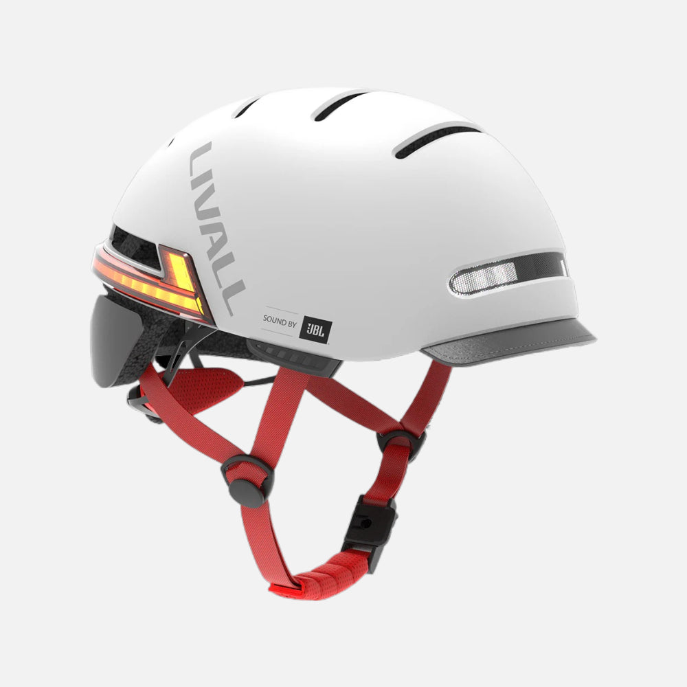 Livall bh51m nso smart bluetooth bike helmet with speakers & built-in microphone with smart turn signals, fall detection