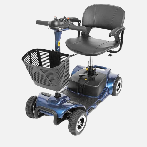 Vive 4 wheel mobility bike 3.70 mph top speed - electric powered with seat for seniors