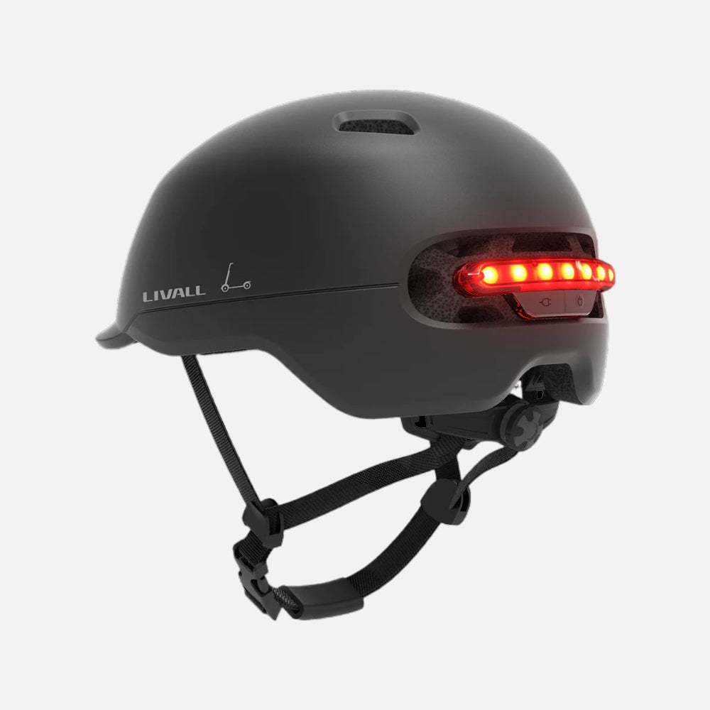 Livall MC1 Pro Carbon Fiber Motorcycle Smart Helmet: Premium Motorcycle Helmet | Bluetooth Intercom, Smart Lighting, SOS Alert