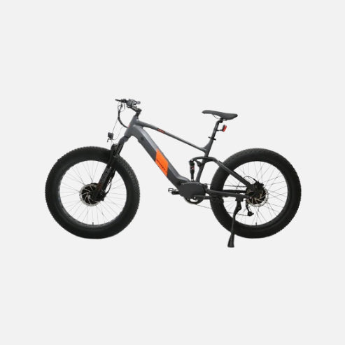 Eunorau Defender-S eBike, 48V 15Ah Battery, 750W+750W Dual Hub Motors, Top Speed 15.5 MPH