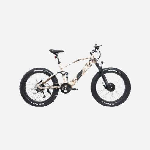 Eunorau Defender-S eBike, 48V 15Ah Battery, 750W+750W Dual Hub Motors, Top Speed 15.5 MPH