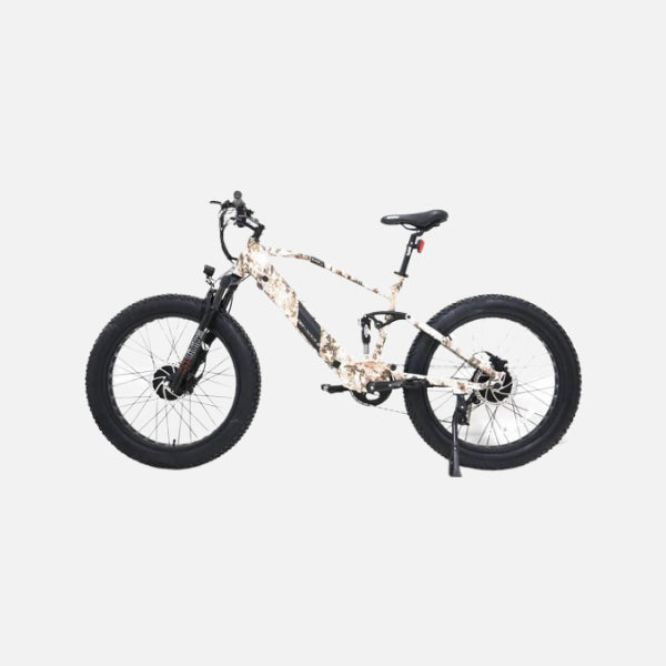 Eunorau Defender-S eBike, 48V 15Ah Battery, 750W+750W Dual Hub Motors, Top Speed 15.5 MPH