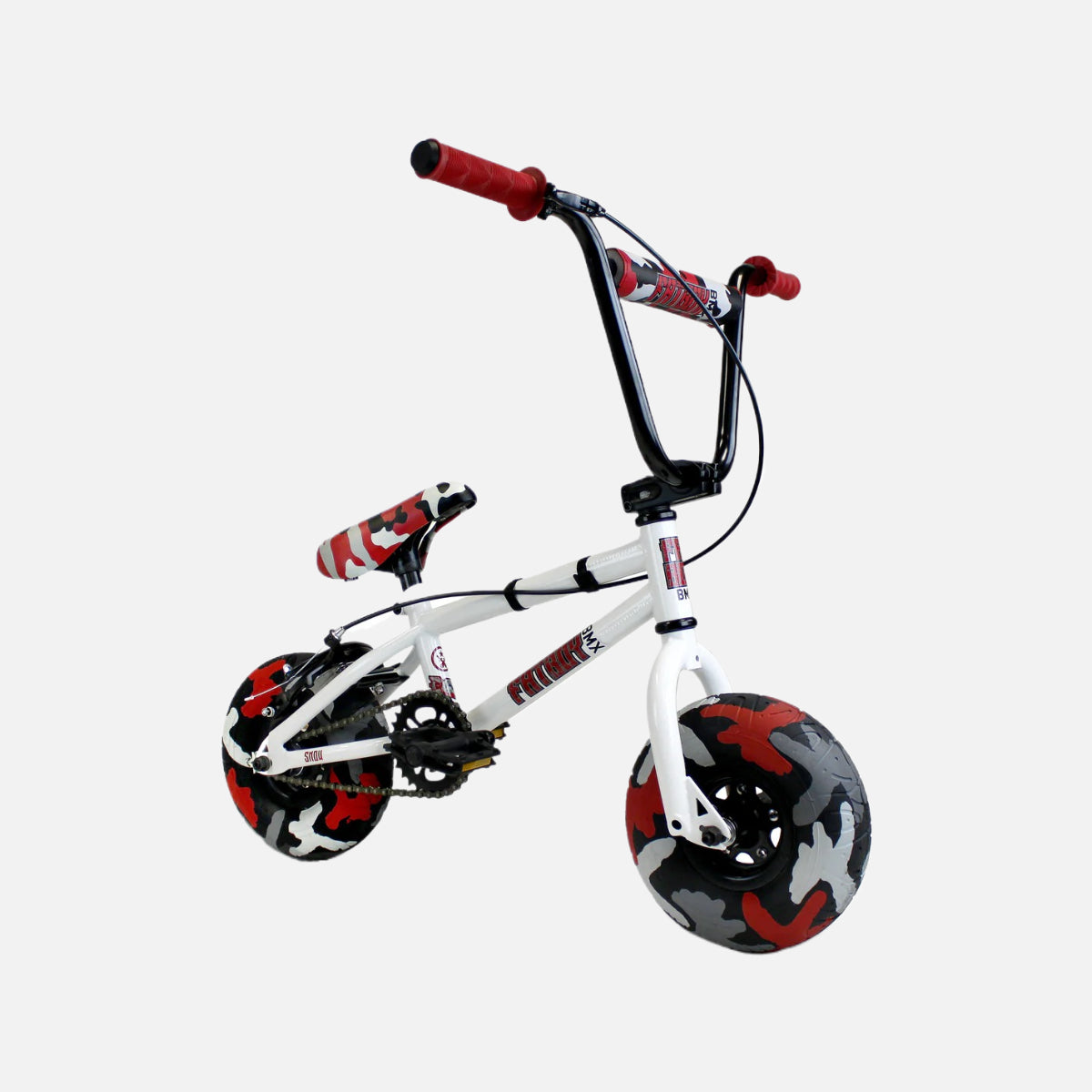 Fatboy bmx bicycle - stunt - snow