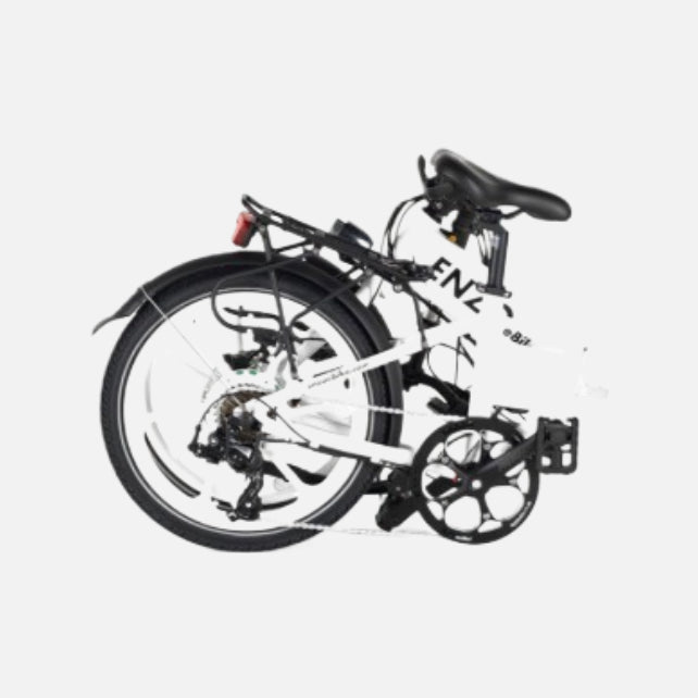Enzo Red Folding eBike 350W Motor 20MPH Top Speed, 52V 20Ah Battery, 7-Level Pedal Assist, 20" Fat Tires, 100 Miles Range
