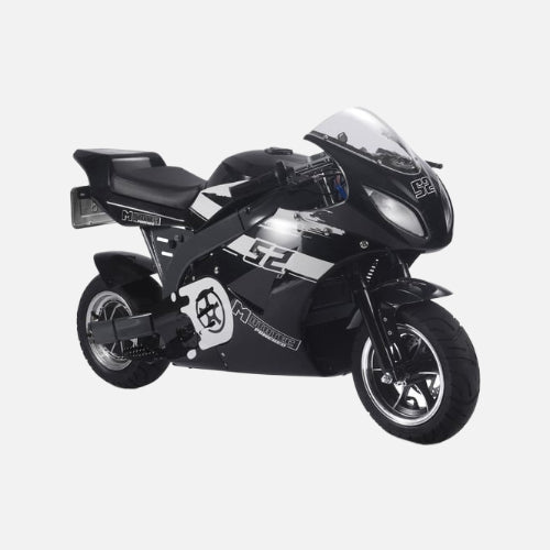 Mototec 1000w 48v electric superbike, 1000w hub motor, four 12v batteries, 15mph, black