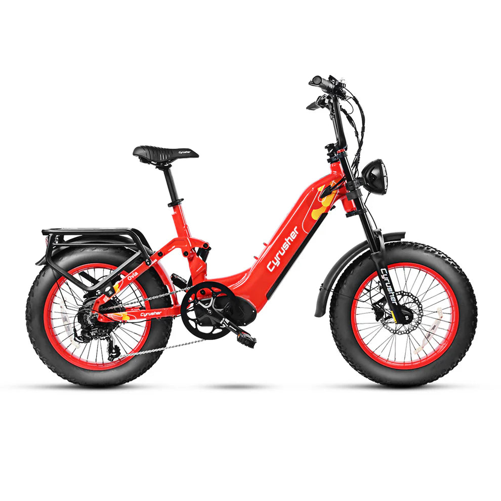 Cyrusher Trax Step-Through All-Terrain Electric Bike 750W Motor 28 MPH Top Speed 52V 17Ah Battery 52 Mile Range