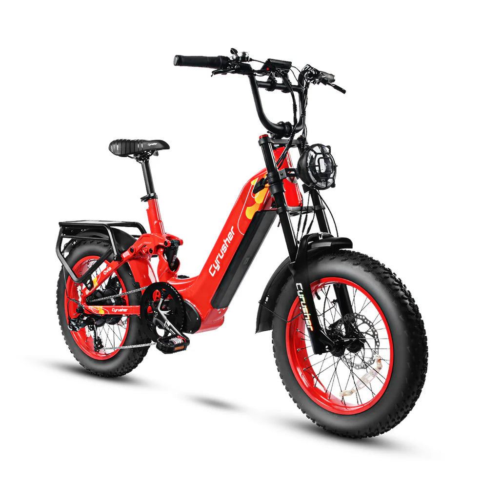 Cyrusher Trax Step-Through All-Terrain Electric Bike 750W Motor 28 MPH Top Speed 52V 17Ah Battery 52 Mile Range
