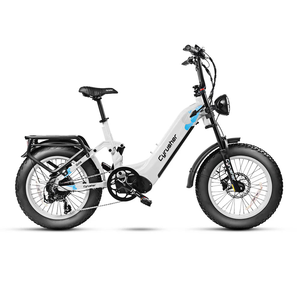 Cyrusher Trax Step-Through All-Terrain Electric Bike 750W Motor 28 MPH Top Speed 52V 17Ah Battery 52 Mile Range