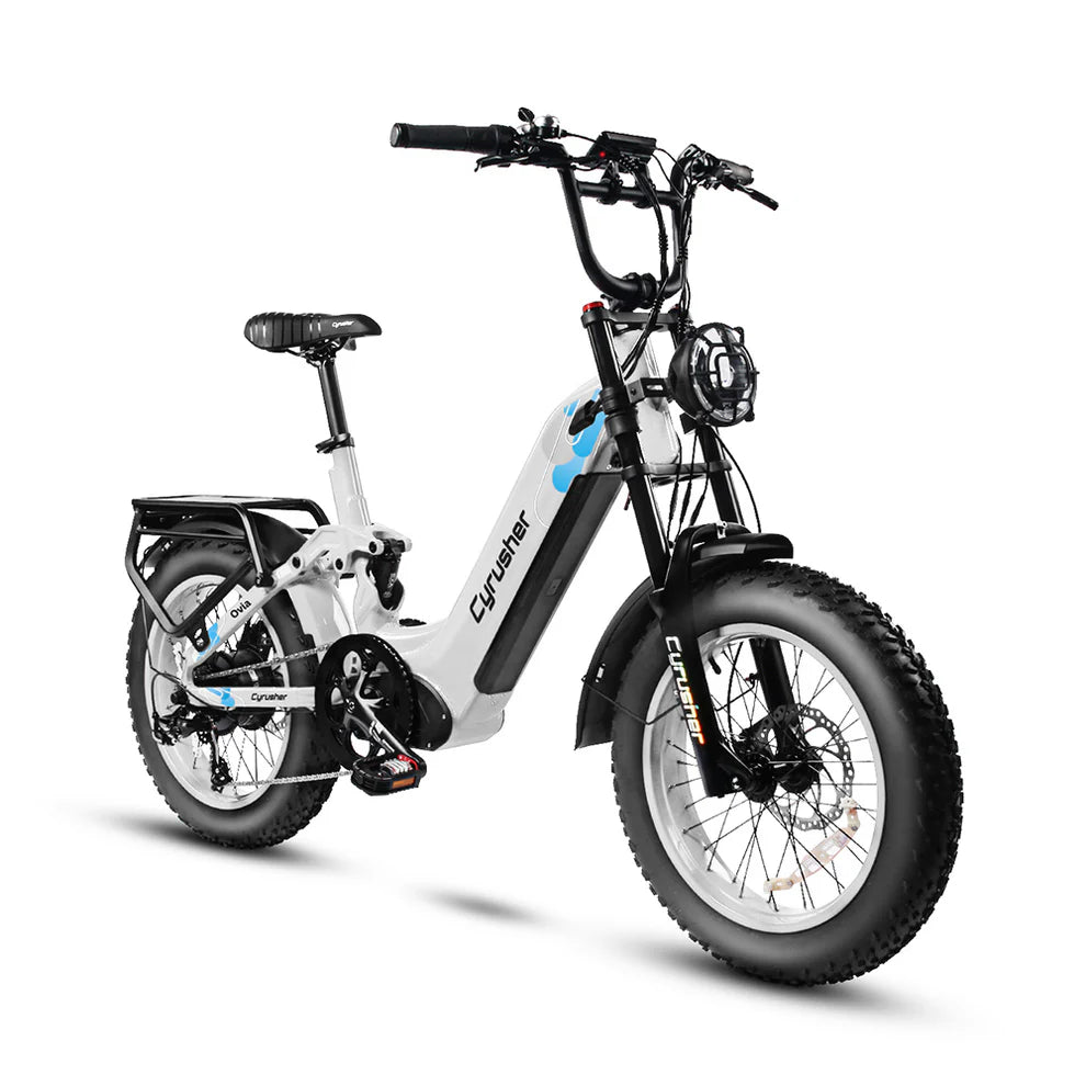Cyrusher Trax Step-Through All-Terrain Electric Bike 750W Motor 28 MPH Top Speed 52V 17Ah Battery 52 Mile Range