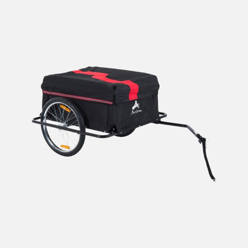 Aosom bicycle cargo trailer wheel 20"Steel base-Maximum Load: 88 lbs