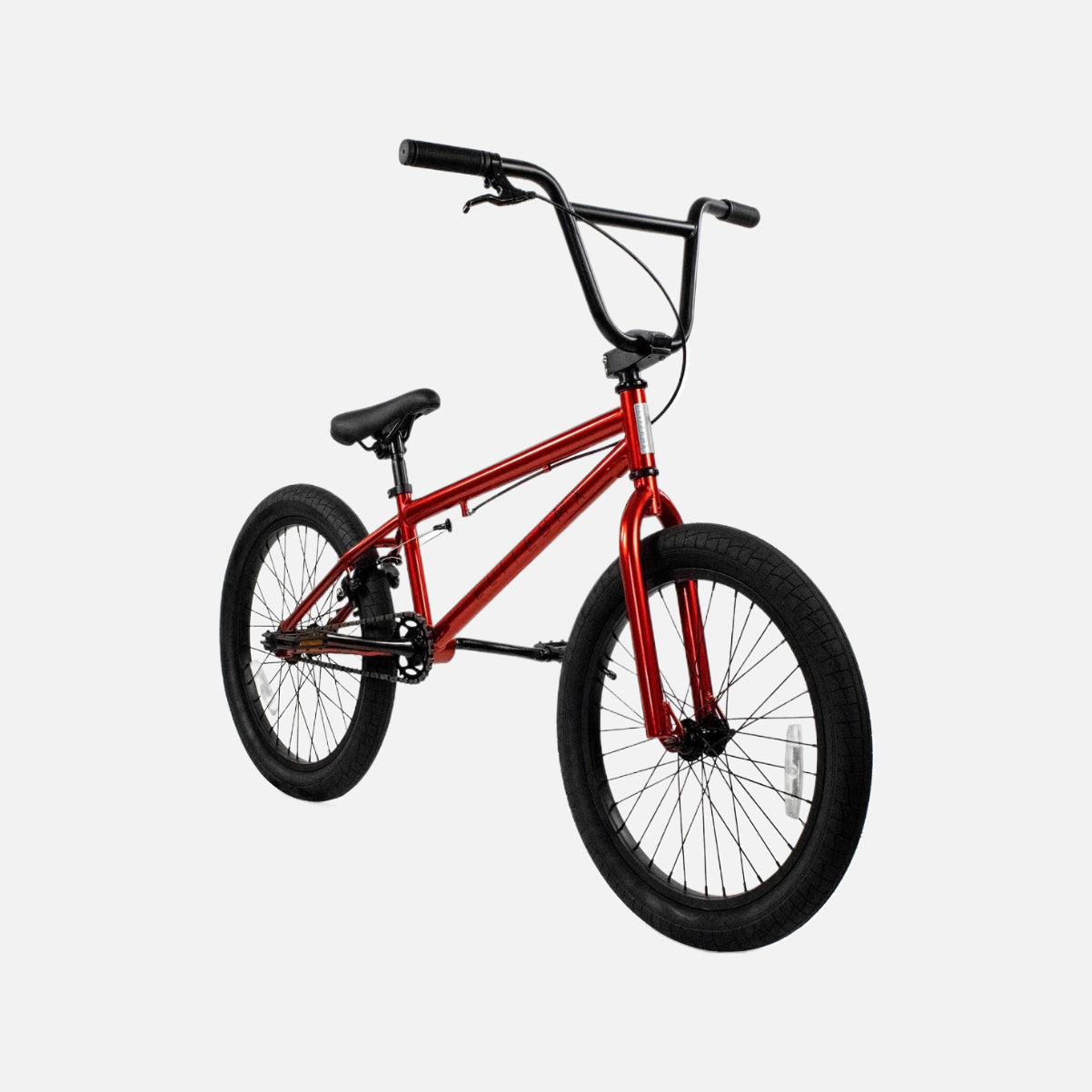 Elite BMX Stealth 20" Metal Red 2024 Bike, Hi-Tensile Steel Frame, Chromoly Cranks, 25T Sprocket