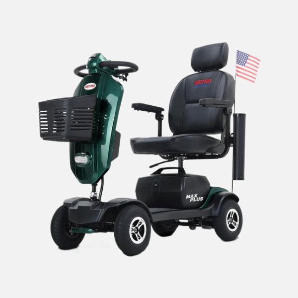 Metro mobility max plus top speed 4.97mph weight capacity 300lbs