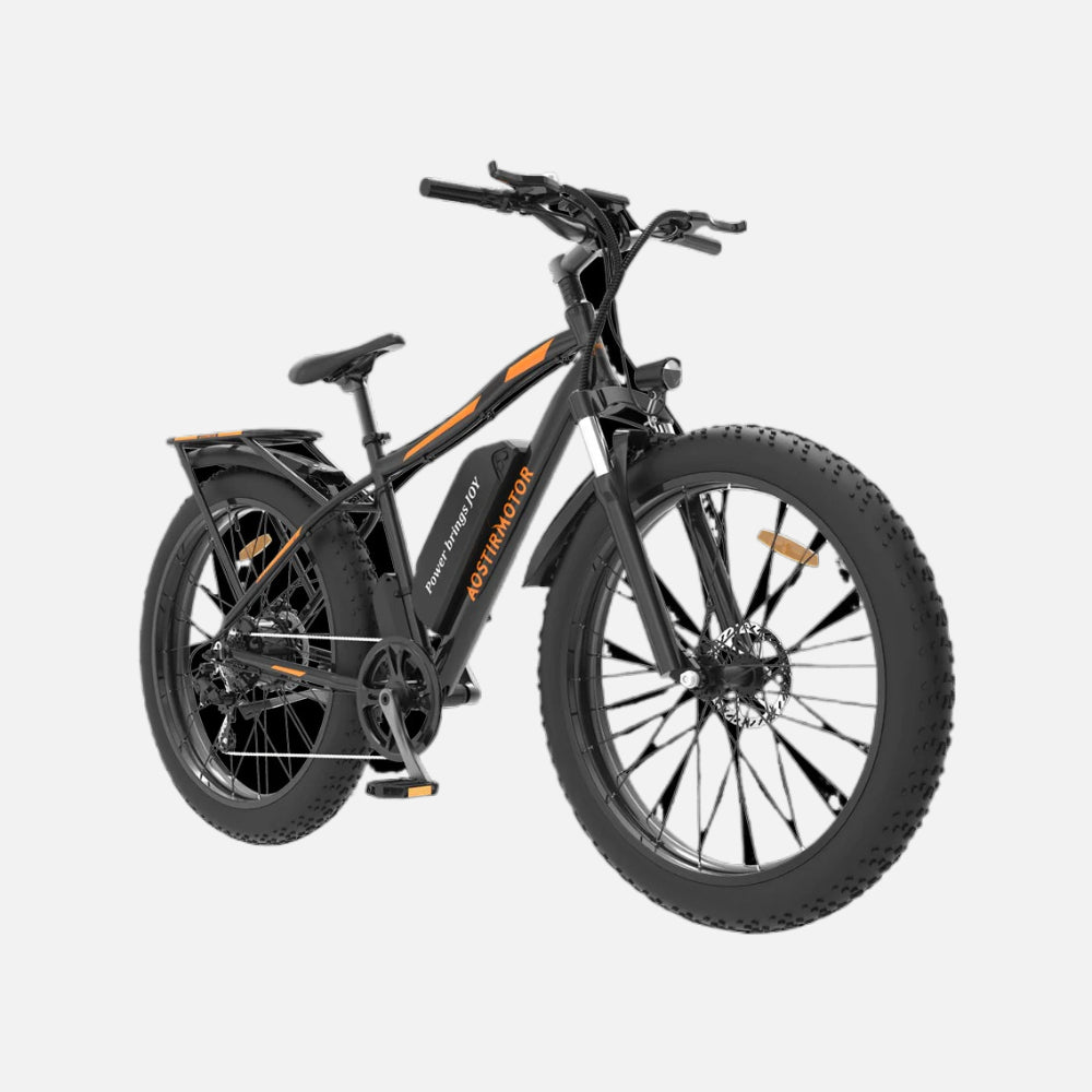 Aostirmotor-48V 13Ah lithium battery- 750w motor 28mph-Aluminum Alloy Frame-F/R Disc Brakes