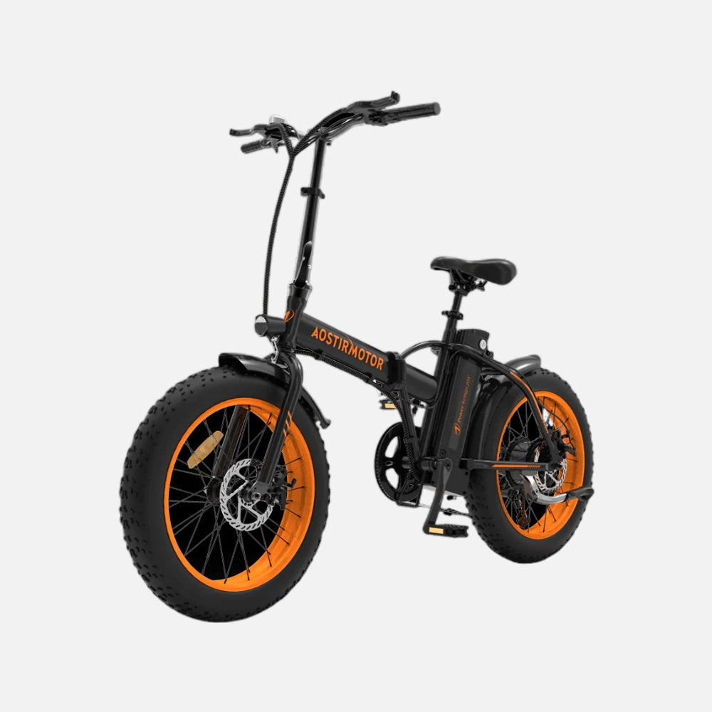 Aostirmotor fat tire folding electric bike a20 top speed 25mph