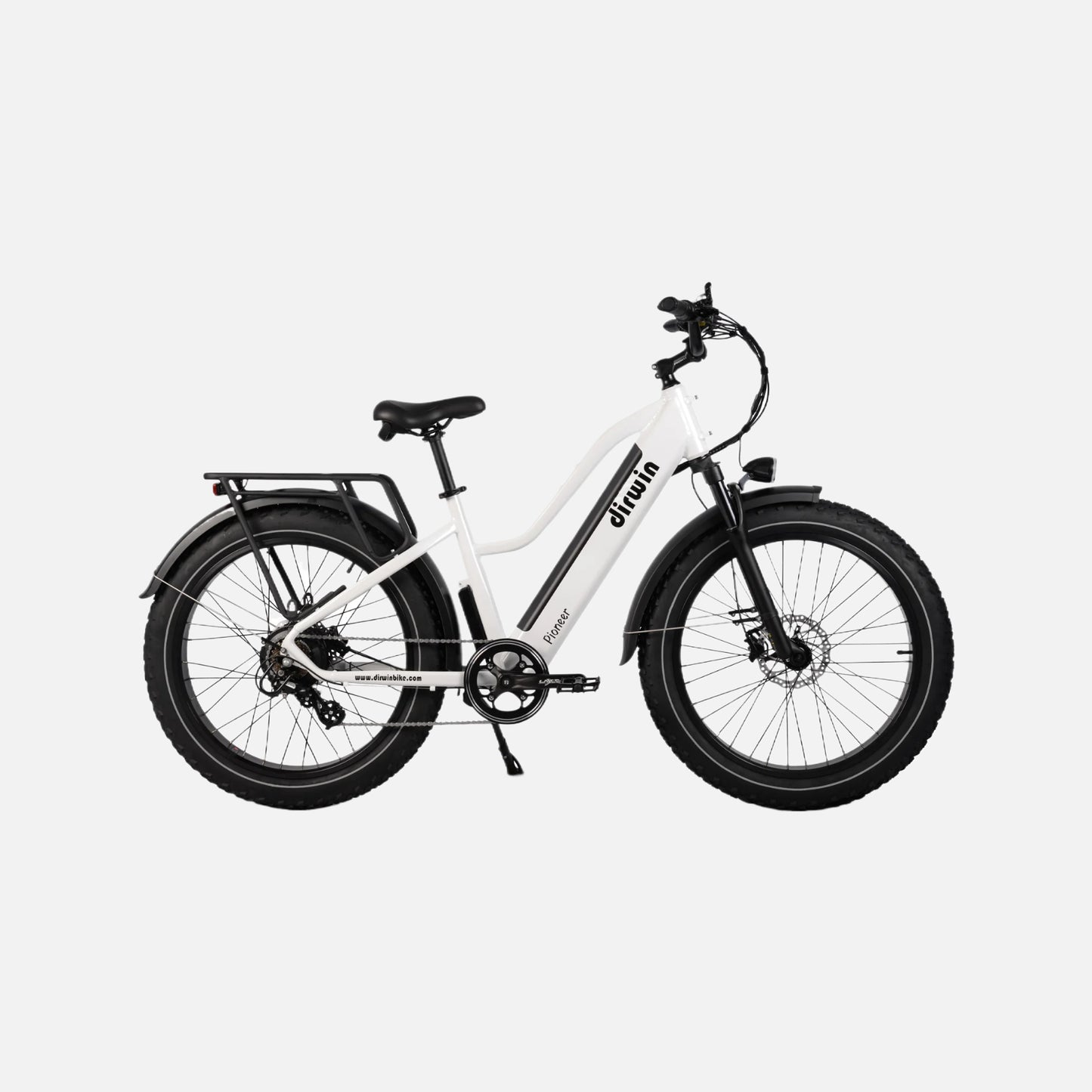 Driwin Pioneer Step-Through Fat Tire eBike 750W Motor 23 MPH Top Speed 48V 15Ah Battery 30-50 Mile Range