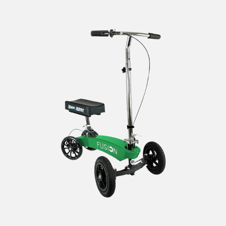 Kneerover hybrid fusion patented knee bike with 4 wheel steering