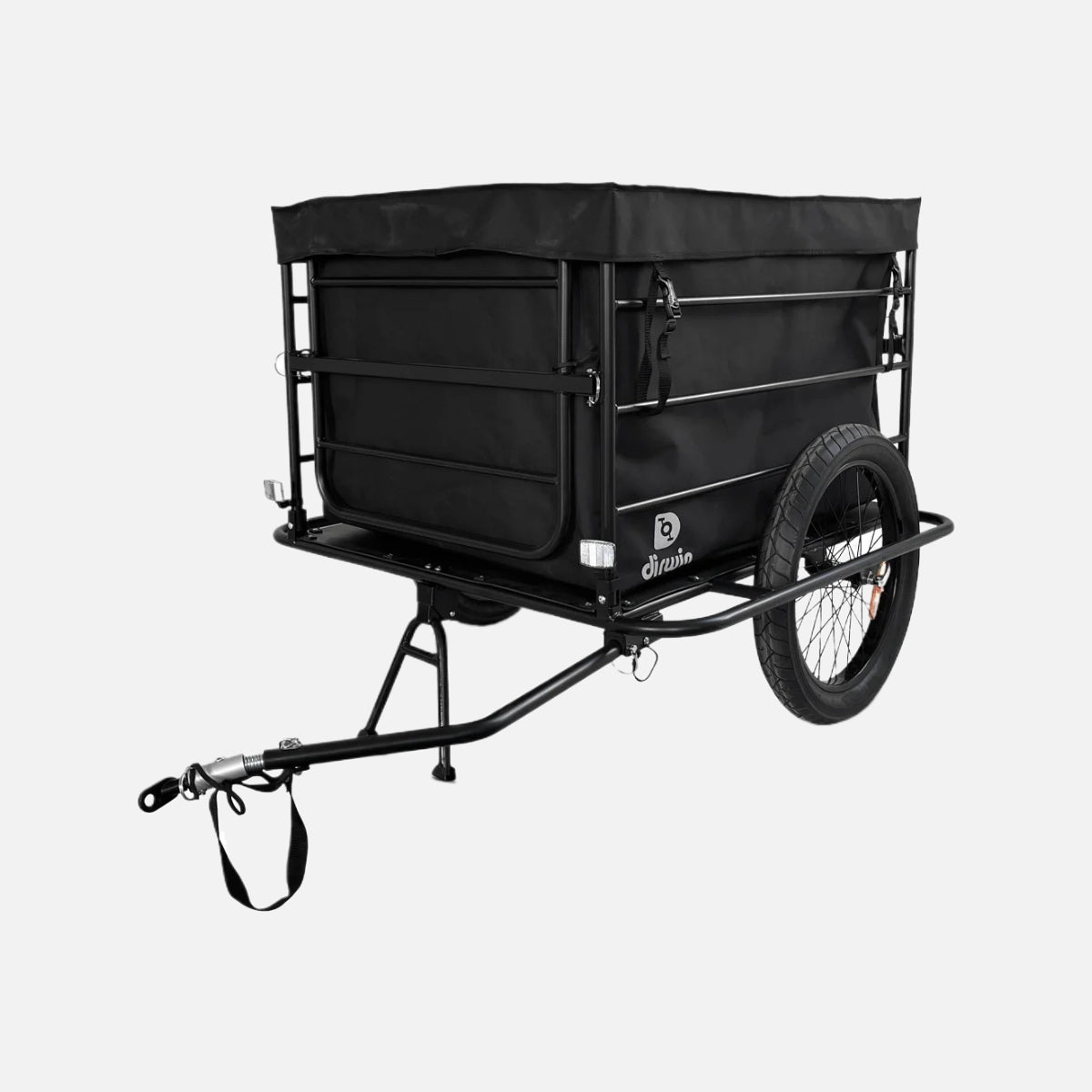 Dirwin DHT01 All-Terrain Cargo Trailer 20x3.0" Tires Max Load 300 lbs Outer Size 67x40.5x36.6" Net Weight 62.9 lbs Rugged & Spacious
