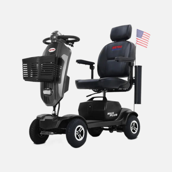 Metro mobility max plus top speed 4.97mph weight capacity 300lbs