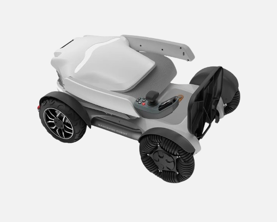 Robooter X40 folding power wheelchair with up to 6km/h top speed