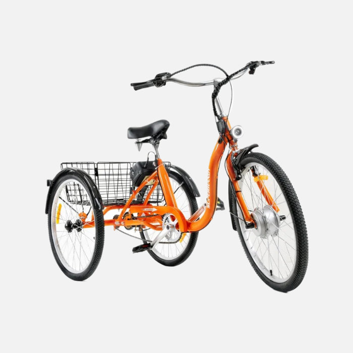 Superhandy ecoRide electric tricycle + bike lock and tire pump kit